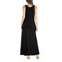 Scoop Neck Sleeveless Maxi Dress with Pockets