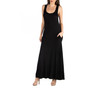 Scoop Neck Sleeveless Maxi Dress with Pockets