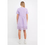 Women's Mix Media Scallop Lace Mini Dress