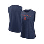 Women's Navy Detroit Tigers Muscle Play Tank Top