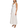 Women's Poplin Sleeveless Corset Maxi Dress
