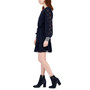 Women's Floral-Overlay Short Dress