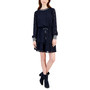 Women's Floral-Overlay Short Dress