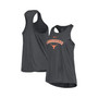 Women's Anthracite Texas Longhorns Arch and Logo Classic Performance Tank Top