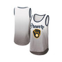 Women's White Milwaukee Brewers Logo Opening Day Tank Top