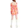 Women's Nicole Printed Sweetheart-Neck Mini Dress