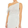 Women's Embellished Drop Shoulder Column Gown