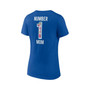 Women's Branded Royal Buffalo Bills Plus Size Mother's Day #1 Mom V-Neck T-shirt