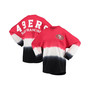 Women's Branded Scarlet, Black San Francisco 49ers Ombre Long Sleeve T-shirt