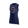 Women's Branded Heather Navy New England Patriots What Goes Around Tank Top