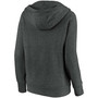 Plus Size Heathered Charcoal Los Angeles Rams First String V-Neck Pullover Hoodie
