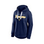 Women's Branded Heathered Navy Milwaukee Brewers Set to Fly Pullover Hoodie