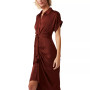 Women's Tori Tie-Front Midi Shirtdress