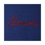Women's Royal New England Patriots Half-Sleeve Mock Neck T-shirt