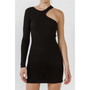 Women's Cut Out One Sleeve Knit Dress