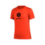 Women's Orange Houston Dynamo FC AEROREADY Club Icon T-shirt