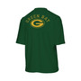 Women's Green Green Bay Packers Half-Sleeve Mock Neck T-shirt