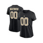 Women's Tyrann Mathieu Black New Orleans Saints Player Name & Number T-shirt