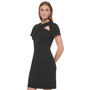 Women's Twist-Detail Cutout Sheath Dress