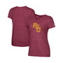 Women's Garnet Florida State Seminoles Vault Logo V-Neck T-shirt