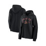 Women's Branded Black Arizona Coyotes Perfect Play Raglan Pullover Hoodie