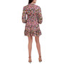 Women's Chiffon Mock-Neck Shift Dress