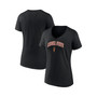 Women's Branded Black Arizona State Sun Devils Evergreen Campus V-Neck T-shirt