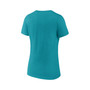 Women's Branded Aqua Miami Dolphins Shine Time V-Neck T-shirt