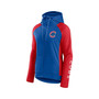 Women's Branded Royal, Red Chicago Cubs Iconic Raglan Full-Zip Hoodie