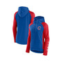 Women's Branded Royal, Red Chicago Cubs Iconic Raglan Full-Zip Hoodie