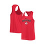Women's Scarlet Ohio State Buckeyes Arch and Logo Classic Performance Tank Top