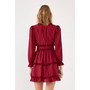 Women's Ruffle Detail Mini Dress
