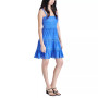 Women's Happy Tiers Smocked Lace-Trim Dress