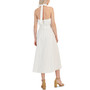 Women's Cotton Eyelet Halter Midi Dress