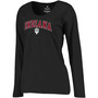 Women's Black Indiana Hoosiers Campus Long Sleeve T-shirt
