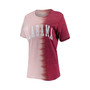 Women's Crimson Alabama Crimson Tide Find Your Groove Split-Dye T-shirt