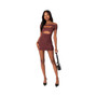 Women's Two Piece Cut Out Mini Dress