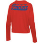 Women's Red New England Patriots Pocket Thermal Long Sleeve T-shirt