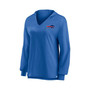 Women's Branded Royal Buffalo Bills Jumper V-Neck Pullover Hoodie