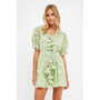 Women's Ruffle Pintuck Dress