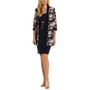 Petite 2-Pc. Printed Jacket & Necklace Dress Set