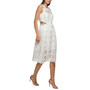 Women's Lace Cutout Midi Dress