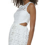 Women's Lace Cutout Midi Dress
