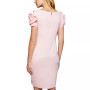 Maternity Short Sleeve Ruffled Shift Dress