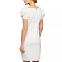 Maternity Short Sleeve Ruffled Shift Dress