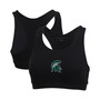 Women's Black Michigan State Spartans Support Your Team Sports Bra
