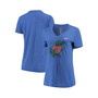 Women's Heathered Royal Florida Gators Vault Tri-Blend V-Neck T-shirt