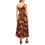 Women's Floral-Print Tie-Front Maxi Dress