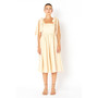 Women's Bow Shoulder Tie Midi Dress
