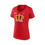Women's Branded Red Kansas City Chiefs Super Bowl LVII Champions Hometown Last Standing V-Neck T-shirt